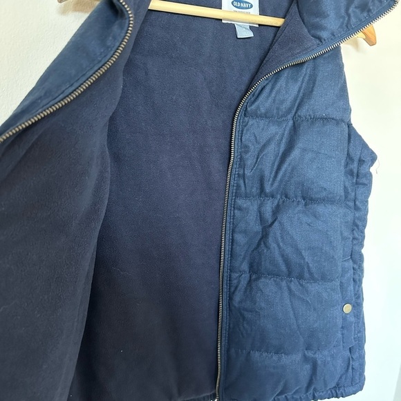 NWOT! Old Navy Women’s Puffer Zip Up Vest in Navy Blue - Size Small - Picture 6 of 7